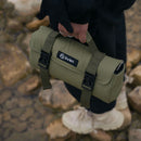 Qvien Outdoor Cassette Stove Storage Bag Canvas Camping BBQ Gas Tank Protecto