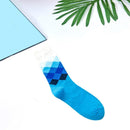 1 Pair Men Cotton Soft Socks Gradient Color Autumn Winter British Knee-High Sock