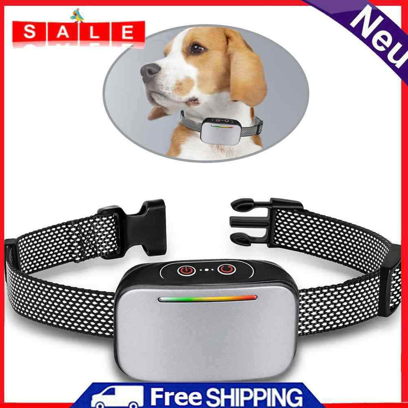 Waterproof Dog Training Necklace Vibration Shock Anti Bark Dog Necklace Pet Supplies