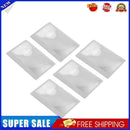 5pcs 3X Credit Card Shape Magnifiers Transparent Magnifier Fresnel Lens