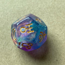 Accessory Multifaceted Constellation Dice Set Astrology Tarot Card Divination