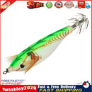 Luminous Octopus Fishing Artificial Bait with Double-Layer Squid Hooks (B) Newly