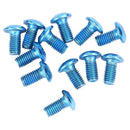 12pcs M5x8mm Disk Brake Bolts T25 Bike Bottle Holder Bolts Screw (Blue) Newly