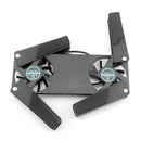 USB Powered Foldable Laptop Cooler with Double 60mm Fans for Notebook Computer