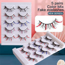 Eyelashes Spiky Manga Lashes Colored Lashes That Look Like Individual Clusters