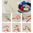 Accessories Embroidery Hoop Cross Stitch Kit Needle Punch Poke Embroidery Kit