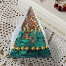 Crystal Energy Generator Orgone Pyramid Spiritual Heal Orgonite Stone (D) Newly