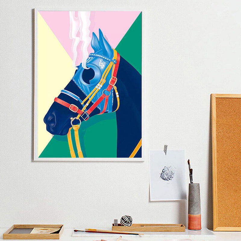 DIY Diamond Embroidery Cartoon Horse Diamond Painting Mosaic Drawing Handicraft