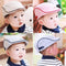 Fashion Baby Kids Peaked Baseball Casquette Stripe Beret Cap Hat