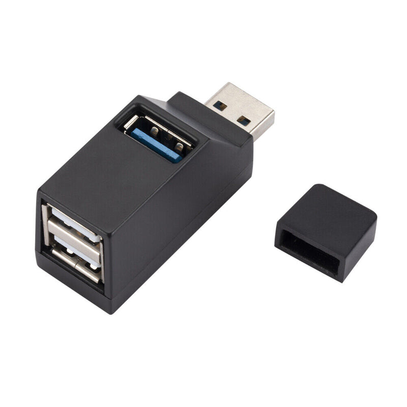Mini USB 3.0 Hub Adapter 3 Port for Computer PC Mobile Phone Laptop Accessories