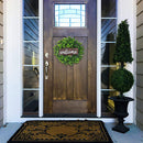 Artificial Green Leaf Door Hanging Decor Home Ornament Holiday Decorative Wreath