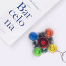 Children Handheld Mini Memory Game Machine with Lights Keychain (Clear) Newly
