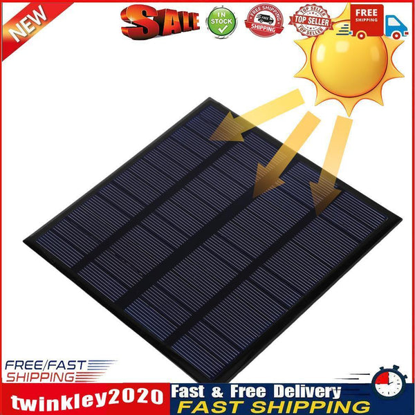 3W 12V 250mA A-Class Polysilicon Solar Power Panel Battery Charger Panel Newly