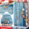 3pcs Ocean Underwater World Anti Slip Toilet Pattern Carpet Bathroom Mat(A)