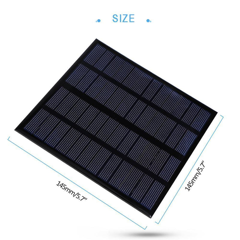 3W 12V 250mA A-Class Polysilicon Solar Power Panel Battery Charger Panel