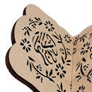 Wooden Eid Al-Fitr Islamic Book Shelf Bible Quran Book Stand Holder (1) Newly