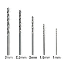 70pcs Drill Bits Straight Shank HSS Twist Drill Bits Set Power Tool (White)