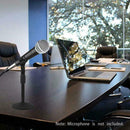 Desktop Microphone Stand Upgraded Adjustable With Base Micro Holder P0W7