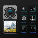 Camera Lens Tempered Glass+2 Screen Protector Film for DJI OSMO Action 2 Newly