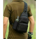 Men Oxford Small Travel Cross Body Bag Chest Bag Shoulder Pack Backpack