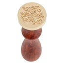 Retro Wax Seal Stamp Happy Birthday Paint Wood Seal DIY Sealing Wax (10)