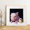 Pig and Chick Oil Paint By Numbers Kits Canvas Picture DIY Wall Art Craft
