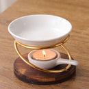 Shape Aromatherapy Burner Essential Oil Lamp Tealight Holder Aroma Diffuser