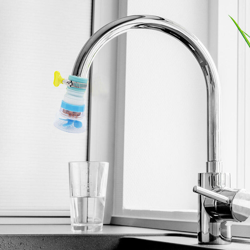 Kitchen Faucet Spouts Tap Splash-Proof Water Purifier Filter Tools (Blue) Newly