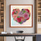 Part Special Shaped Drill Diamond Painting 5D Flower Heart Handiwork Mosaic Kit