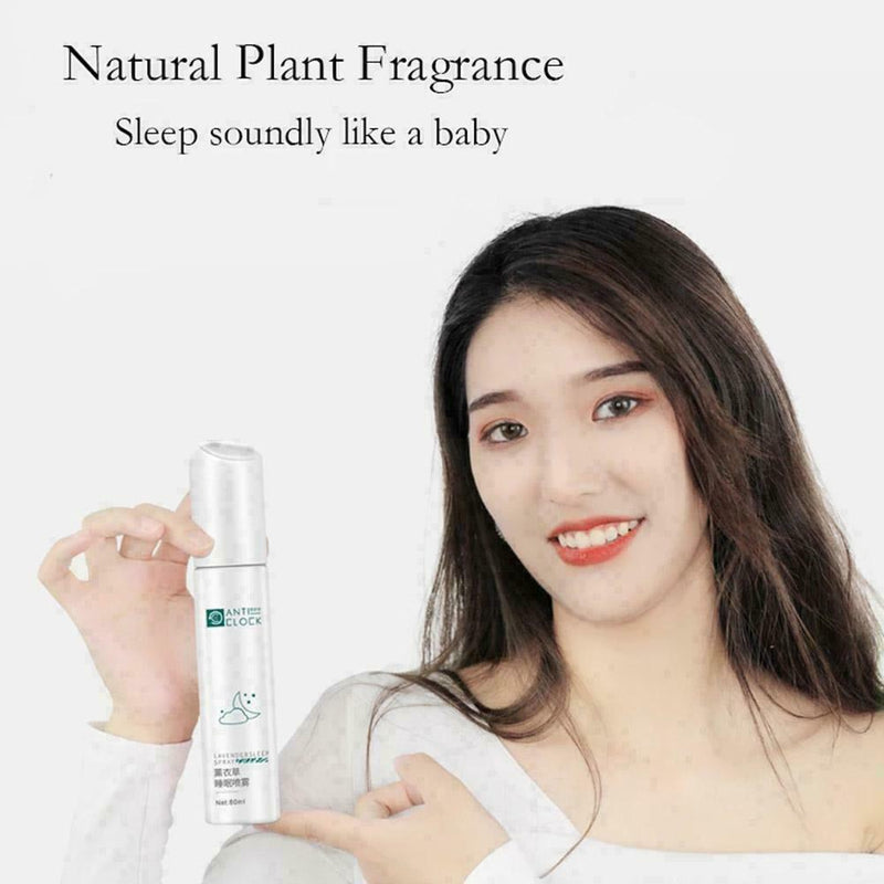 Sleep well lavender pillow mist spray stress relaxation 80ml aid B9C5 sleep S6D4