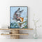 Donkey and Kitten Snow Oil Paint By Numbers Kits Canvas Wall DIY Picture