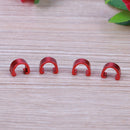 10pcs Bike Bicycle C-Clips Buckle Hose Brake Gear Cable Housing Guide(Red) Newly