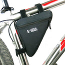 Triangle Cycling Front Tube Frame Pouch Bag Holder Saddle(Black) Newly