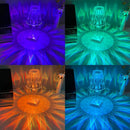 Color Touching Control Transparent Rechargeable Night Light Teacup Crystal Lamp