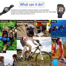 50m Diving Compass Underwater Cave Camping Compass With Wrist Strap Diving Watc&
