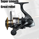 Metal Spool 5.2:1 Spinning Reel Drag Line Spool Fishing Tackle (HE5000) Newly