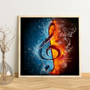 Full Cross Stitch 11CT Flame Note Counted Embroidery DIY Home Decoration Gifts