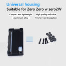 Case for Raspberry Pi Zero/Zero W/Zero 2W (V2-Black Shell-Black Pin Header)