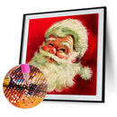 Handmade Smile Santa Claus 5D DIY Full Round Drill Drawing Kit Diamond Pain