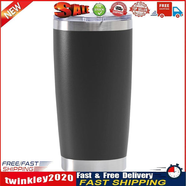 Thermal Car Mug Cup Stainless Coffee Vacuum Insulated Water Bottle (Black) Newly