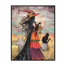 3 Strands DIY Full Embroidery Witch Stamped Cross Stitch for Home Decor Gifts
