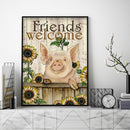 5D DIY Diamond Painting Sunflower Pig Full Drill Rhinestone Mosaic Art Picture