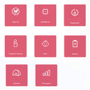 Q2 Ultrasonic Mosquito Repellent Watch Anti Pest Bug Drive Bracelet (White)