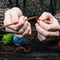 13pairs Knitting Knitting Colorful Carbonization Bamboo Hooks Clips Set
