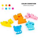Large Cartoon Animal Buckle Three-Dimensional Puzzle Children Building Bloc