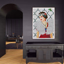 DIY Part Drill Special-shaped Diamond Painting Elegant Lady Mosaic (Y033) Newly
