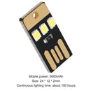 10pcs Portable Mini Ultra-thin Mobile USB LED Ambient Lamp Camping Night Light