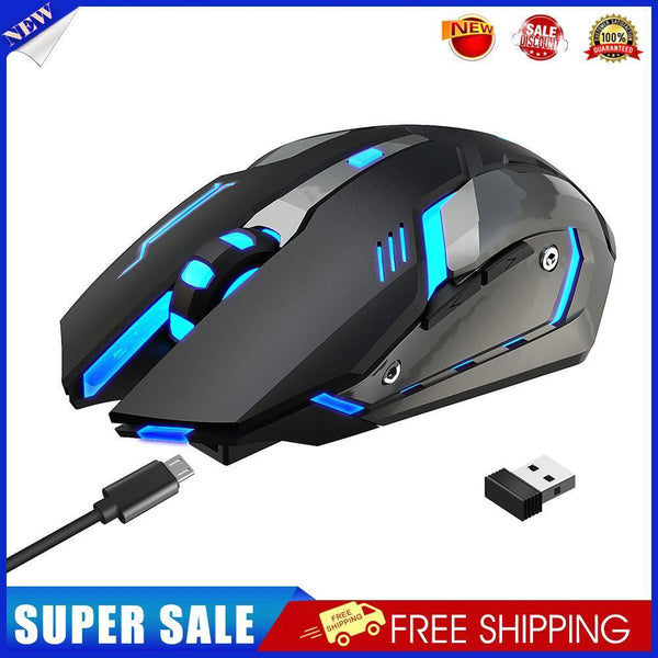 G859 6 Buttons 2400dpi 2.4G Bluetooth-compatible Ergonomic Wireless Mouse