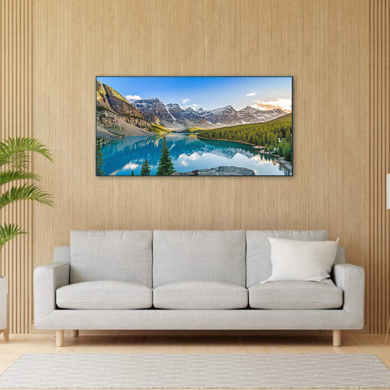 Mountain Lake Oil Paint By Numbers Kit DIY Drawing Picture for Adults Home Decor