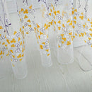 Butterfly Floral Tulle Voile Window Curtain Drape Panel (Rose 100X200cm